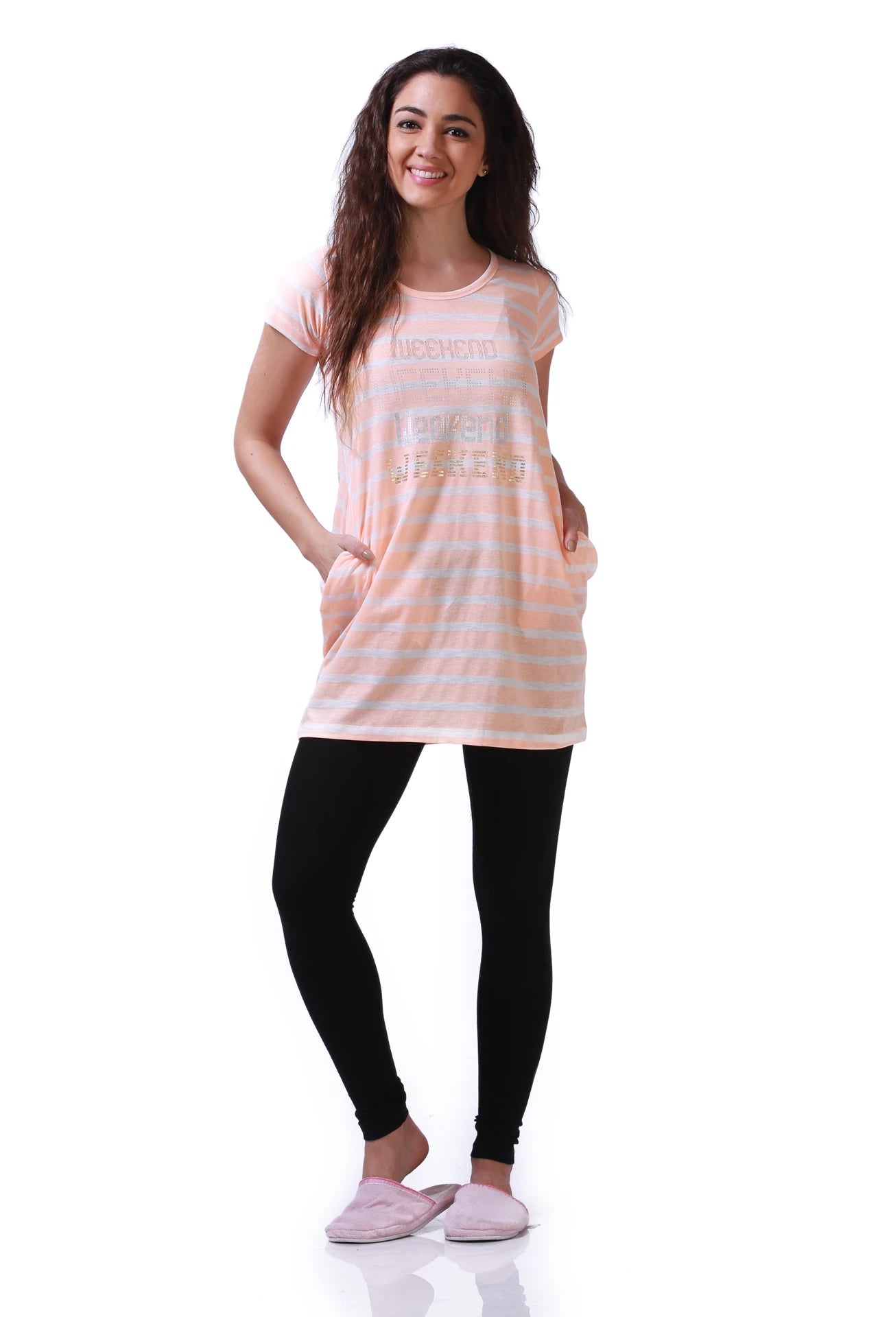 Step out for a late-night movie date or a long drive in our PJs.