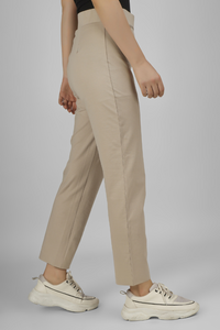 Beige Bare Essentials Pants