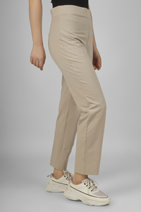 Beige Bare Essentials Pants