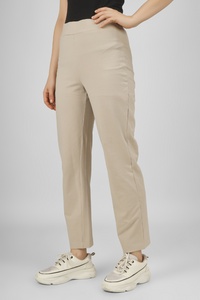 Beige Bare Essentials Pants