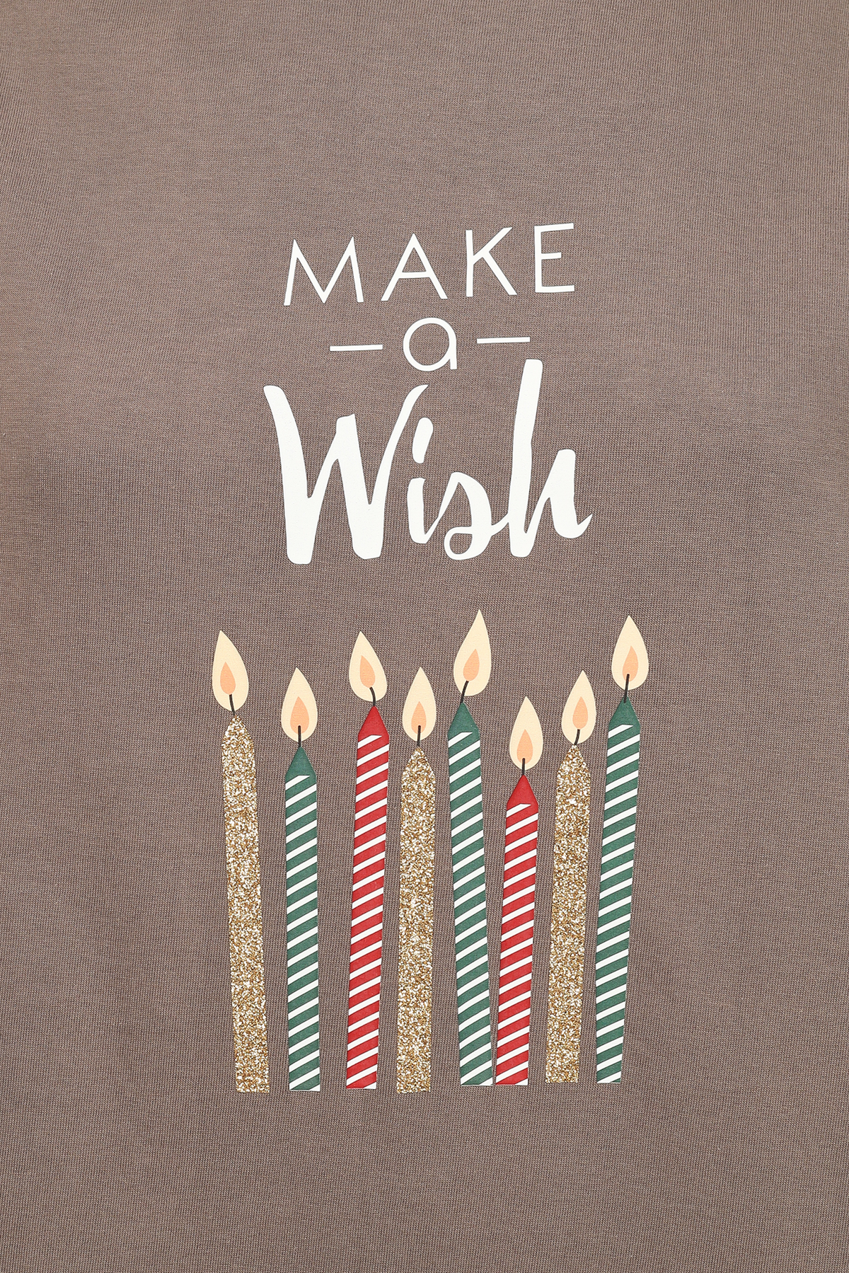 Brown Make A Wish Pyjama Set For Women 2