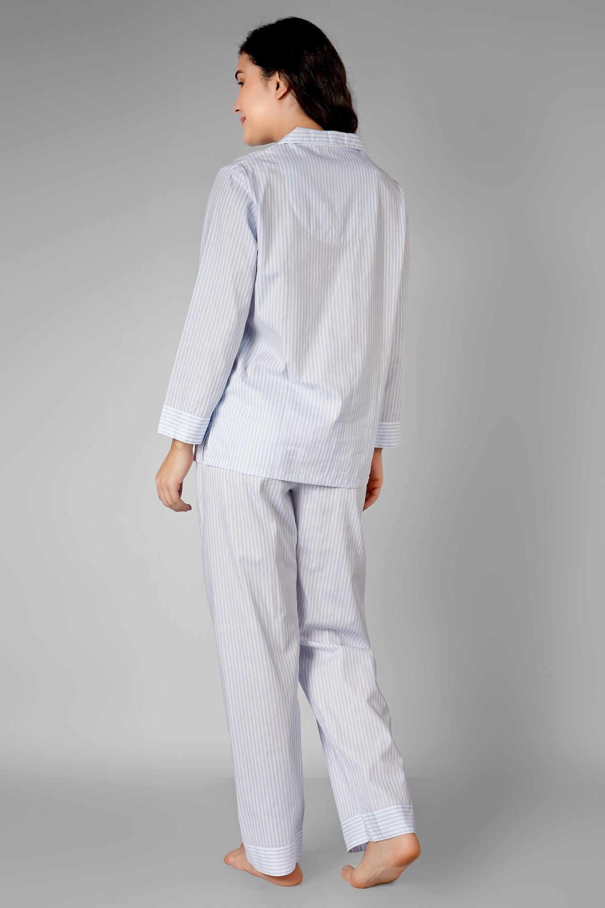 Dreamy Blue Stripes Pyjama Set