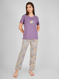 Purple Save The Ocean Pyjama Set