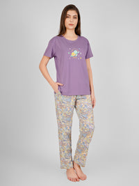 Purple Save The Ocean Pyjama Set