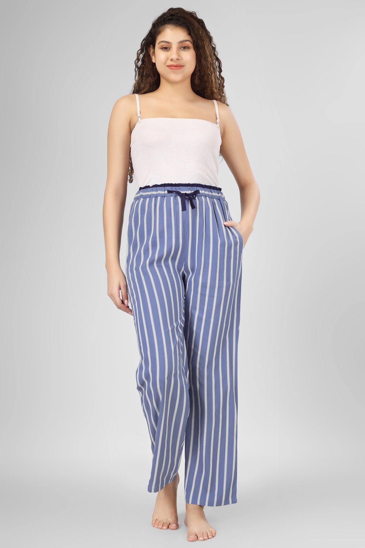 Midnight Mist Viscose Bottoms