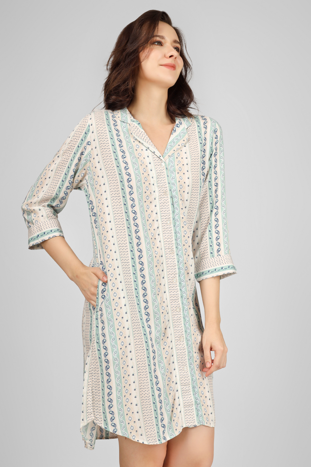 Mint Zen Zephyr Nightdress For Women 5