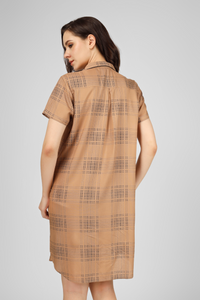 Brown Mocha Dreams Nightdress For Women 7