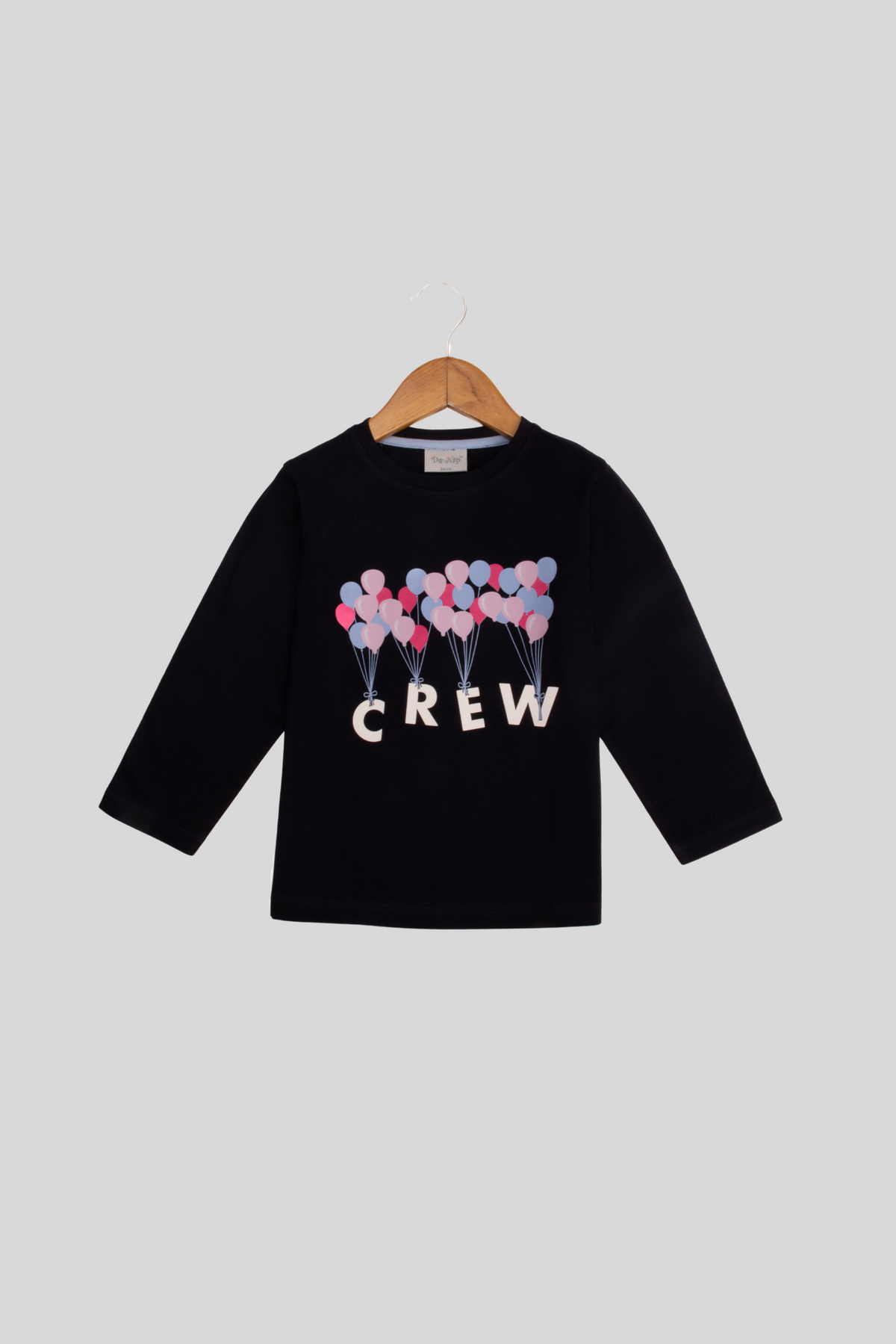 Navy Crew Full Sleeves Pyjama Set For Kids 3