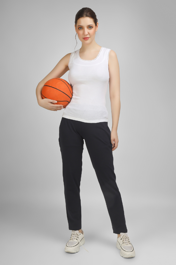 Navy Chic Zipster Pants