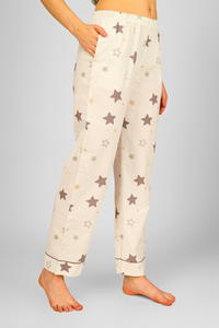 Off White Nebula Night Pyjama Set For Women 8