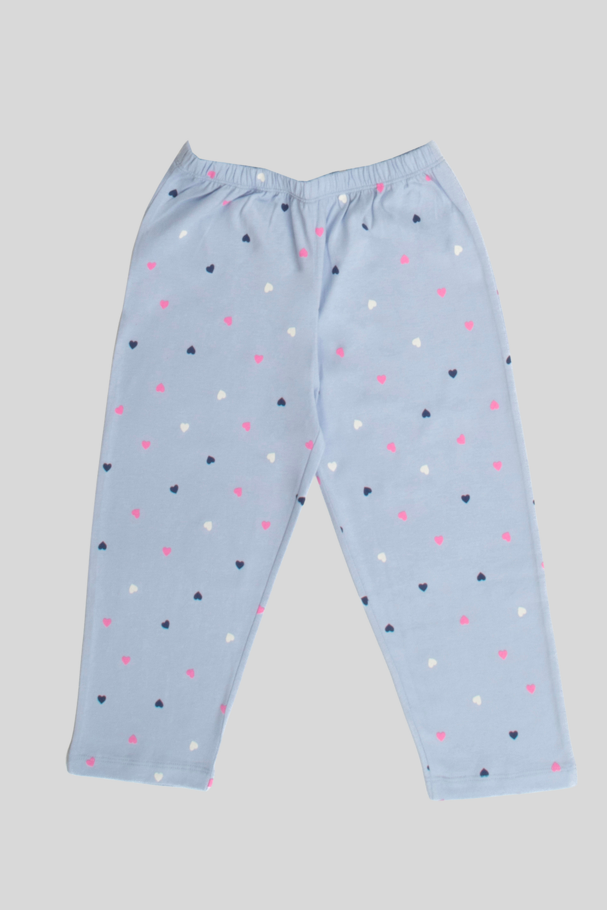 Purple Crew Short Sleeves Pyjama Set For Girls 4