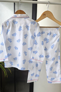 Zebra Zing White Pyjama Set
