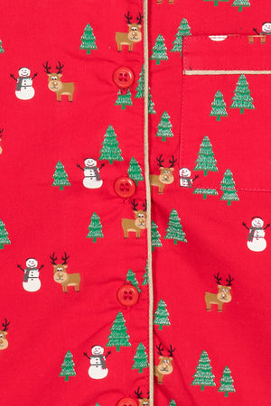 Vintage Red X'mas Pyjama Set