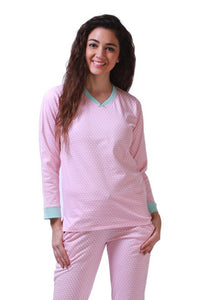 Pink Polka Dots Pyjama Set