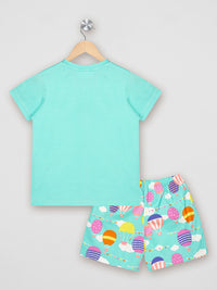 Hot Air Ballon Shorts Set