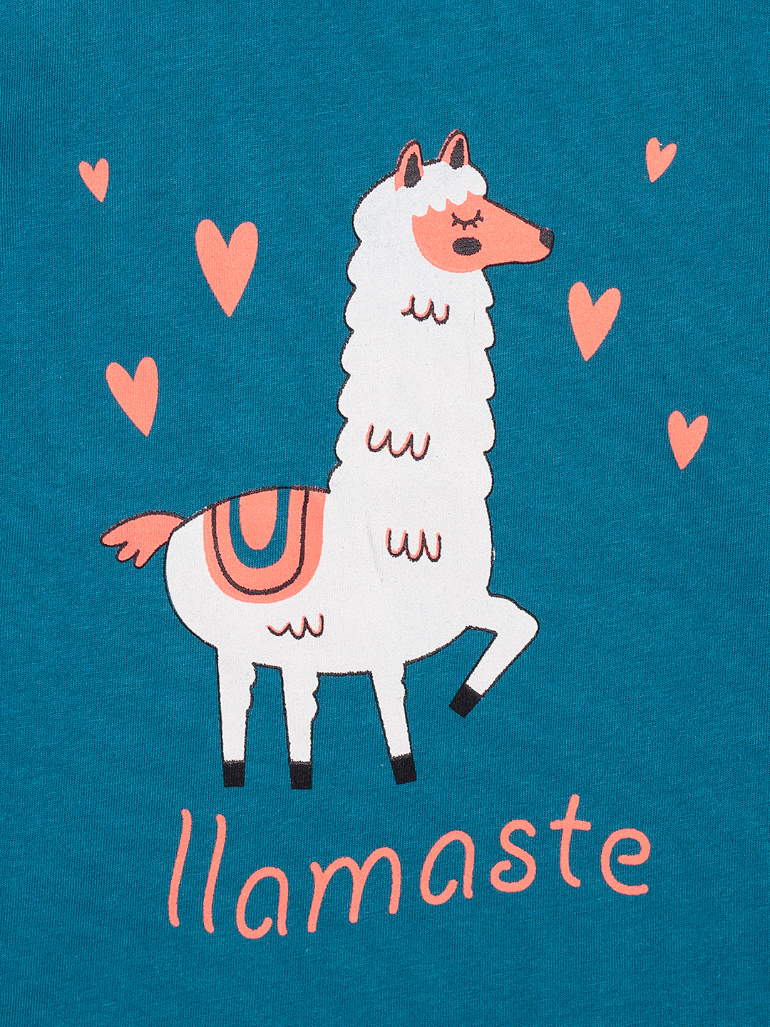 Llamaste Blue Shorts Set