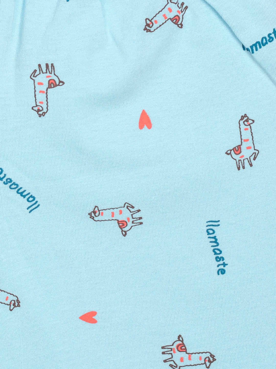 Llamaste Blue Shorts Set