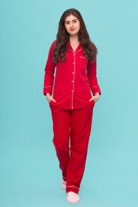 Classic Christmas Red Pyjama Set
