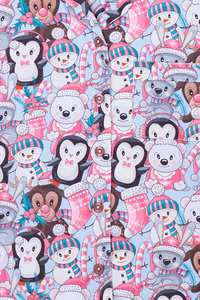 Blue Snowman Pyjama Set