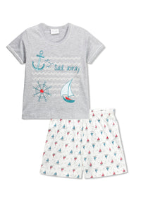 Sail Away Shorts Set