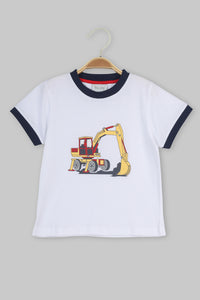 Diggers Dig White Shorts Set