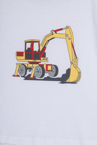 Diggers Dig White Shorts Set