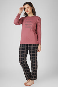 Wild Rose Checkered Full Sleeves Pj St