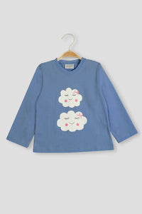 Happy Clouds Full Sleeves Pyjama Set