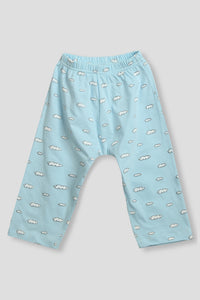 Happy Clouds Full Sleeves Pyjama Set