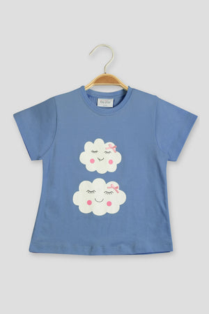 Happy Clouds Shorts Set
