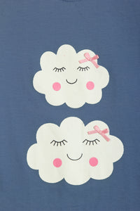 Happy Clouds Shorts Set
