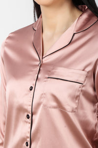 Rosado Satin PJ Set