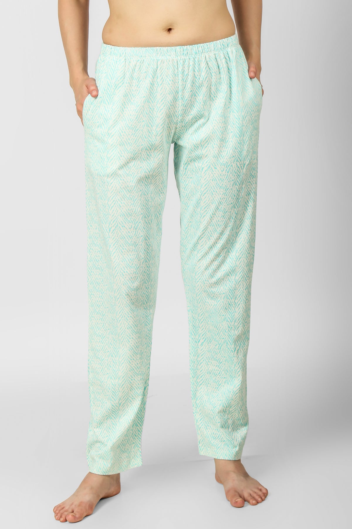 Dainty Lace Aqua Pj set