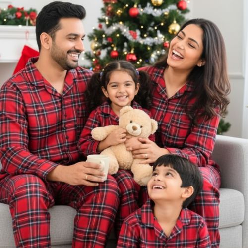 Christmas Nightwear: Matching, Personalised & Photo-Ready Sets for the Holidays - De-Nap.in