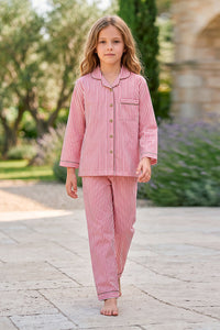 Classic Red Stripes Pyjama Set