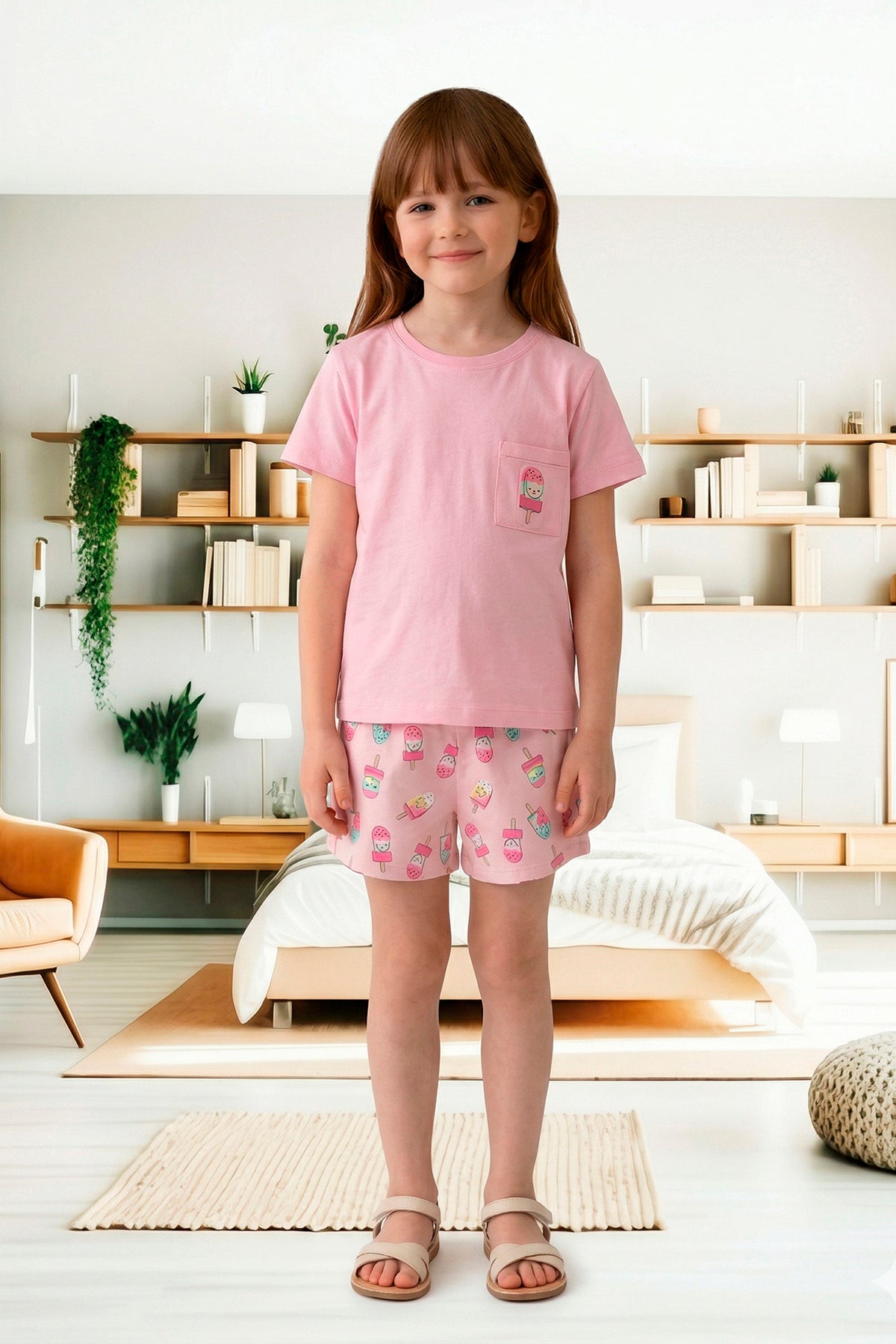 Scoops Smiles Shorts Set