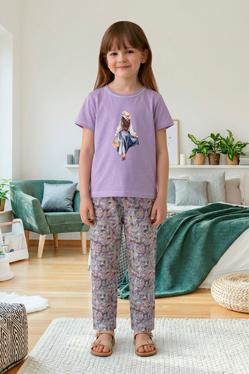 Girl With Basket Pyjama Set
