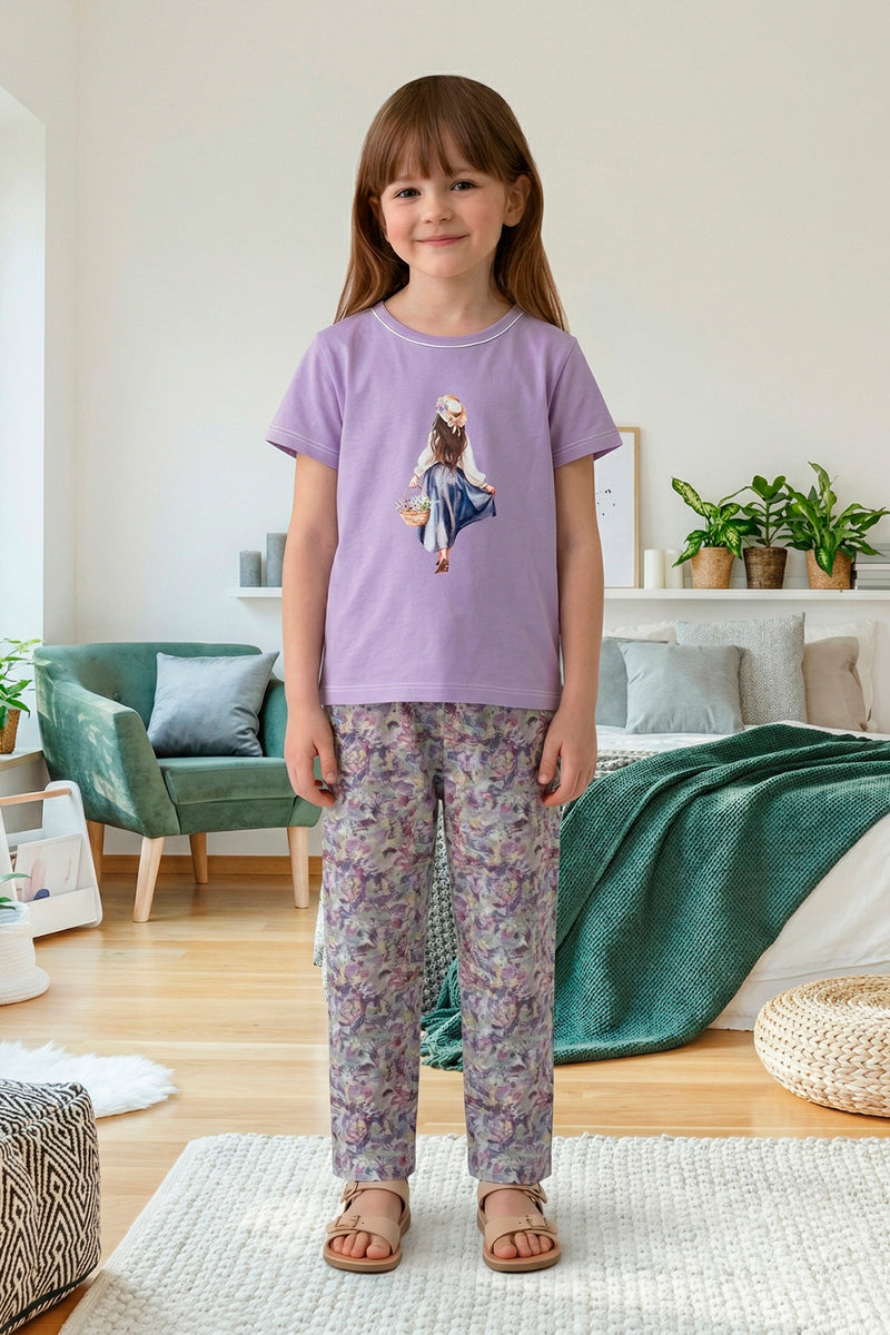 Girl With Basket Pyjama Set