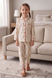 Cute Character Print Pyjama Set