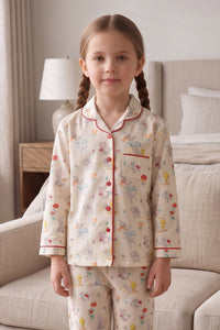 Cute Character Print Pyjama Set