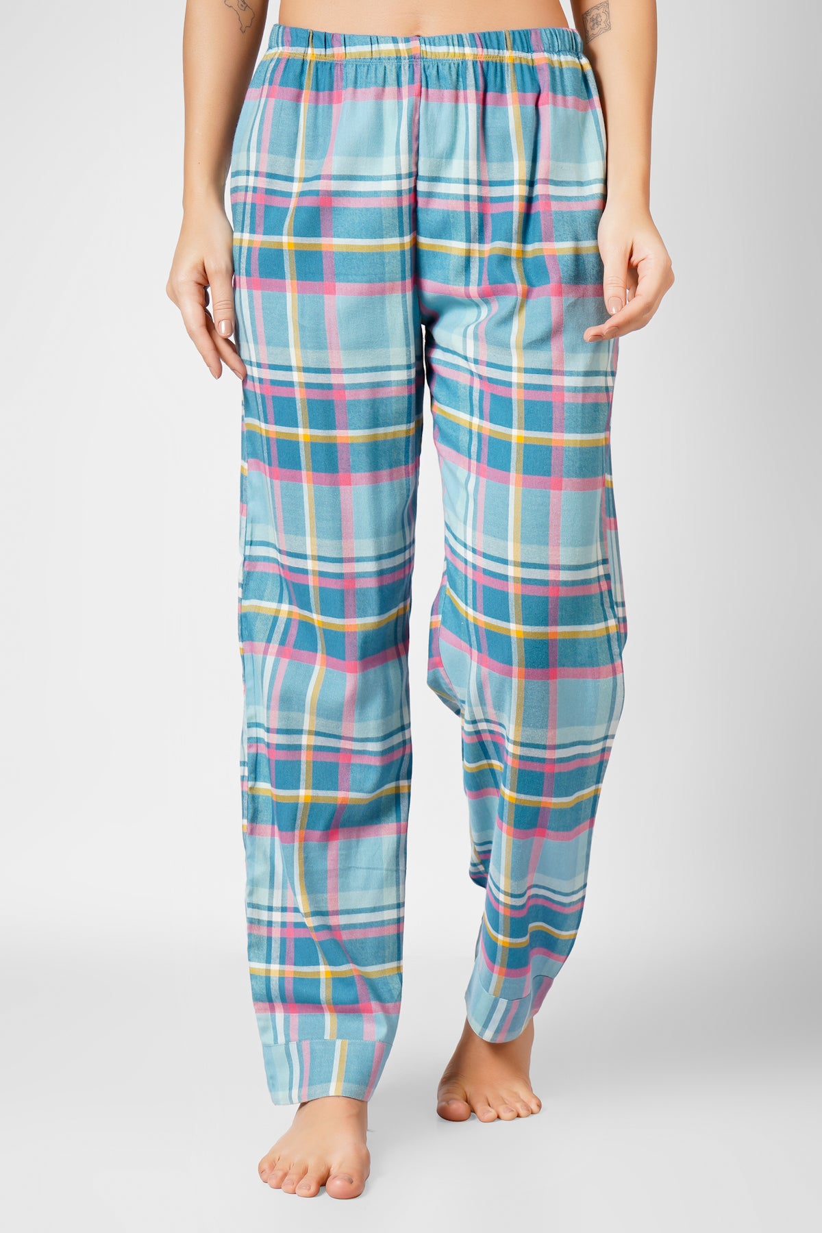 Blue Elegance Flannel Pyjama