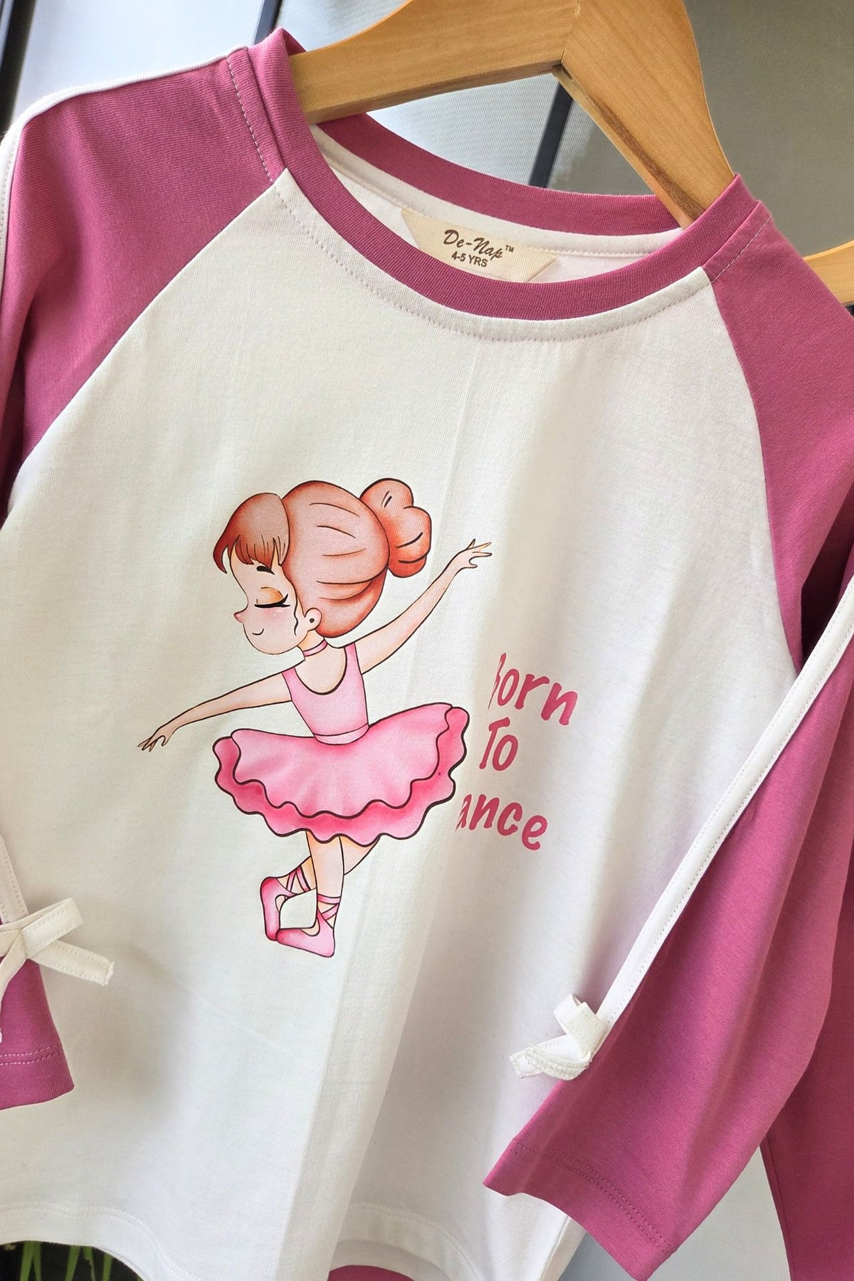 Born to Dance Pyjama Set (Blush Pink)