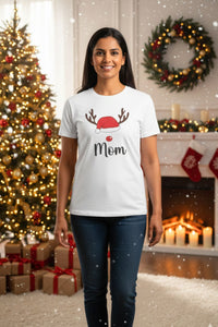 Personalised Christmas White T-Shirt (Women)