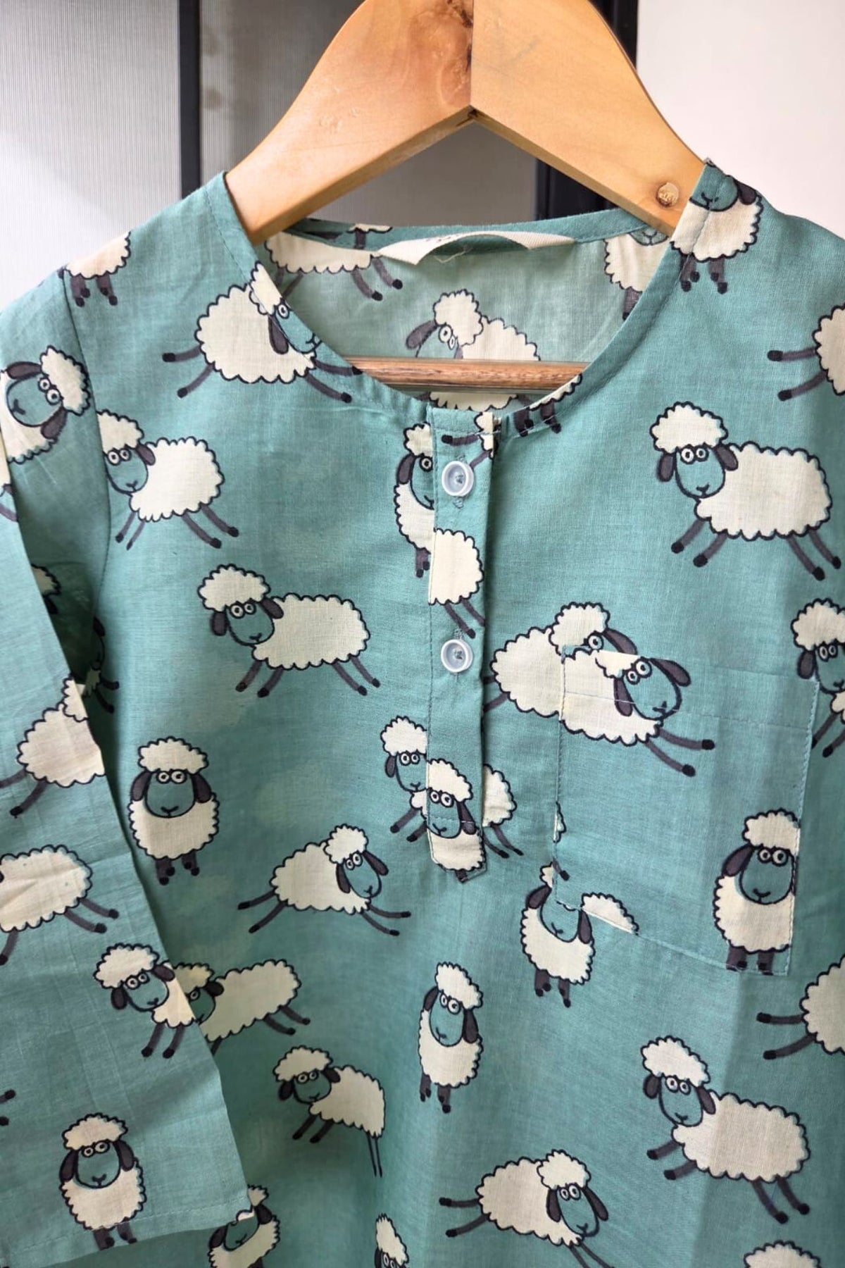 Counting Sheeps Mul Kurta Pyjama Set Girls /Boys