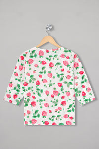 Strawberry Dream Kurta Pyjama Set