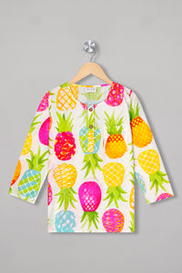 Pineapple Punch Kurta Pyjama Set