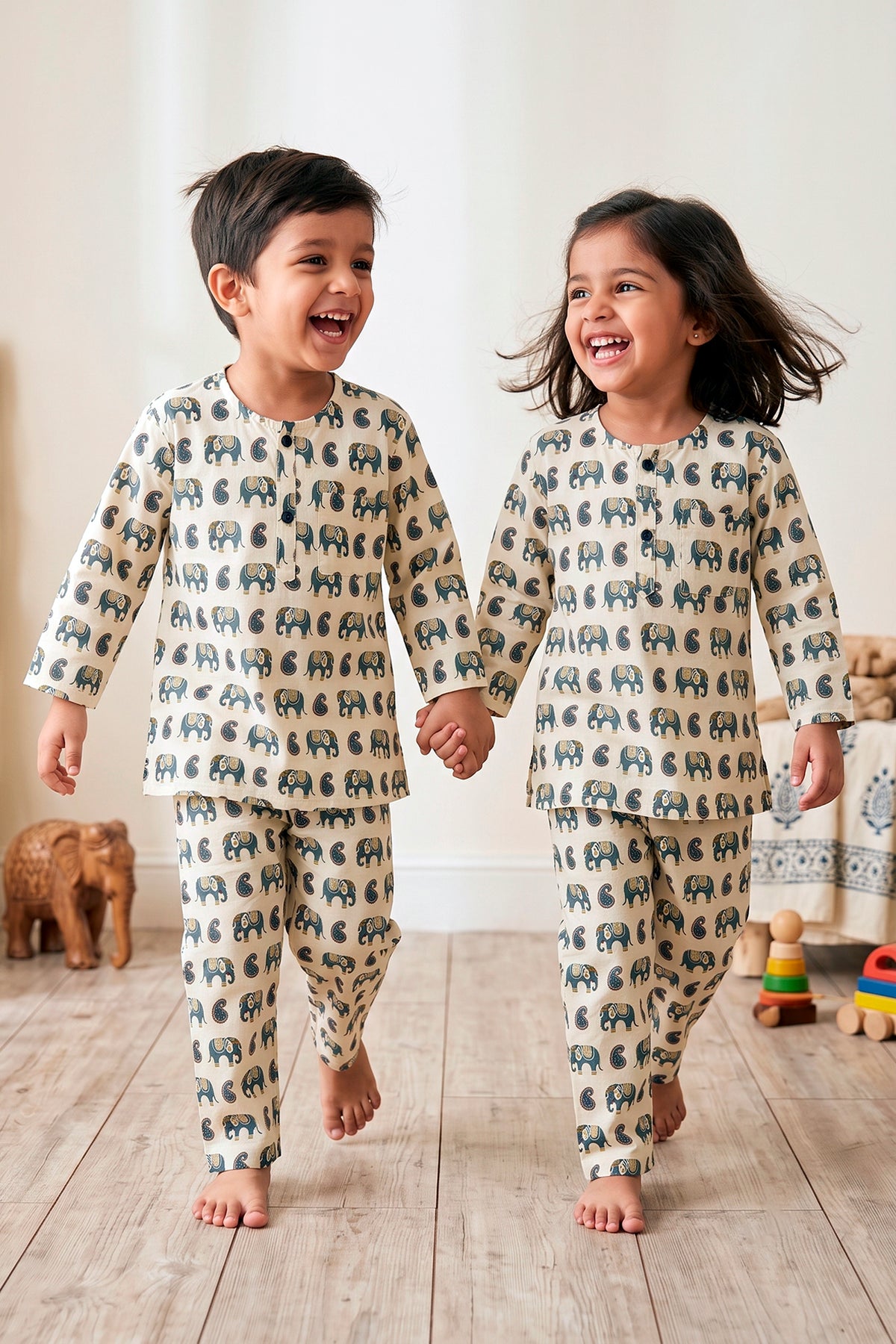 Bold & Warm Kurta Pyjama Set