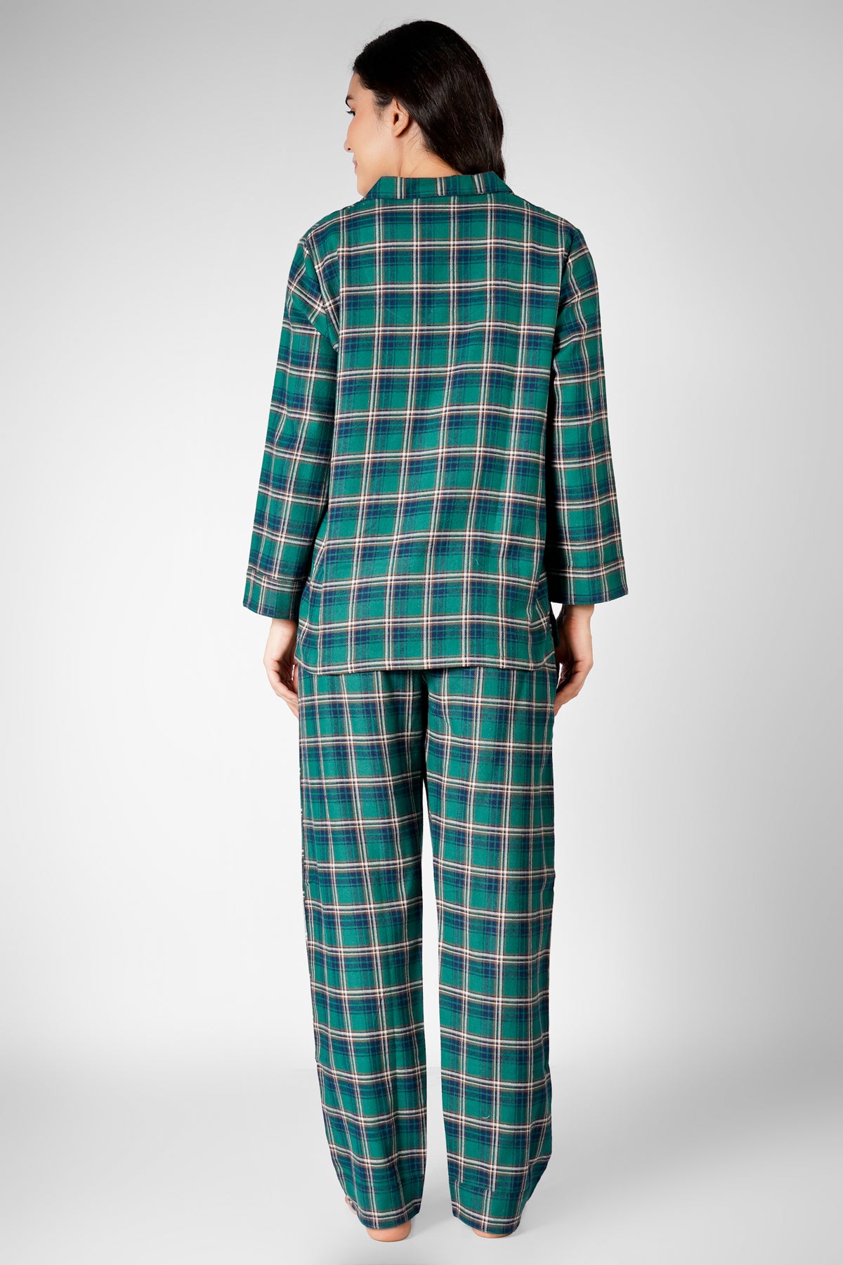 Evergreen Nights Flannel Pyjama Set