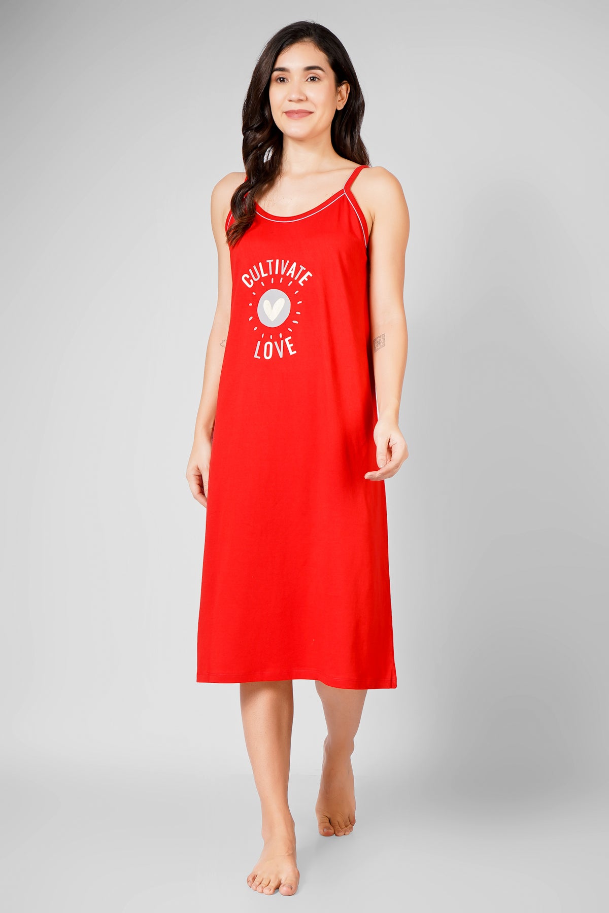 Cultivate Love Spaghetti Nightdress