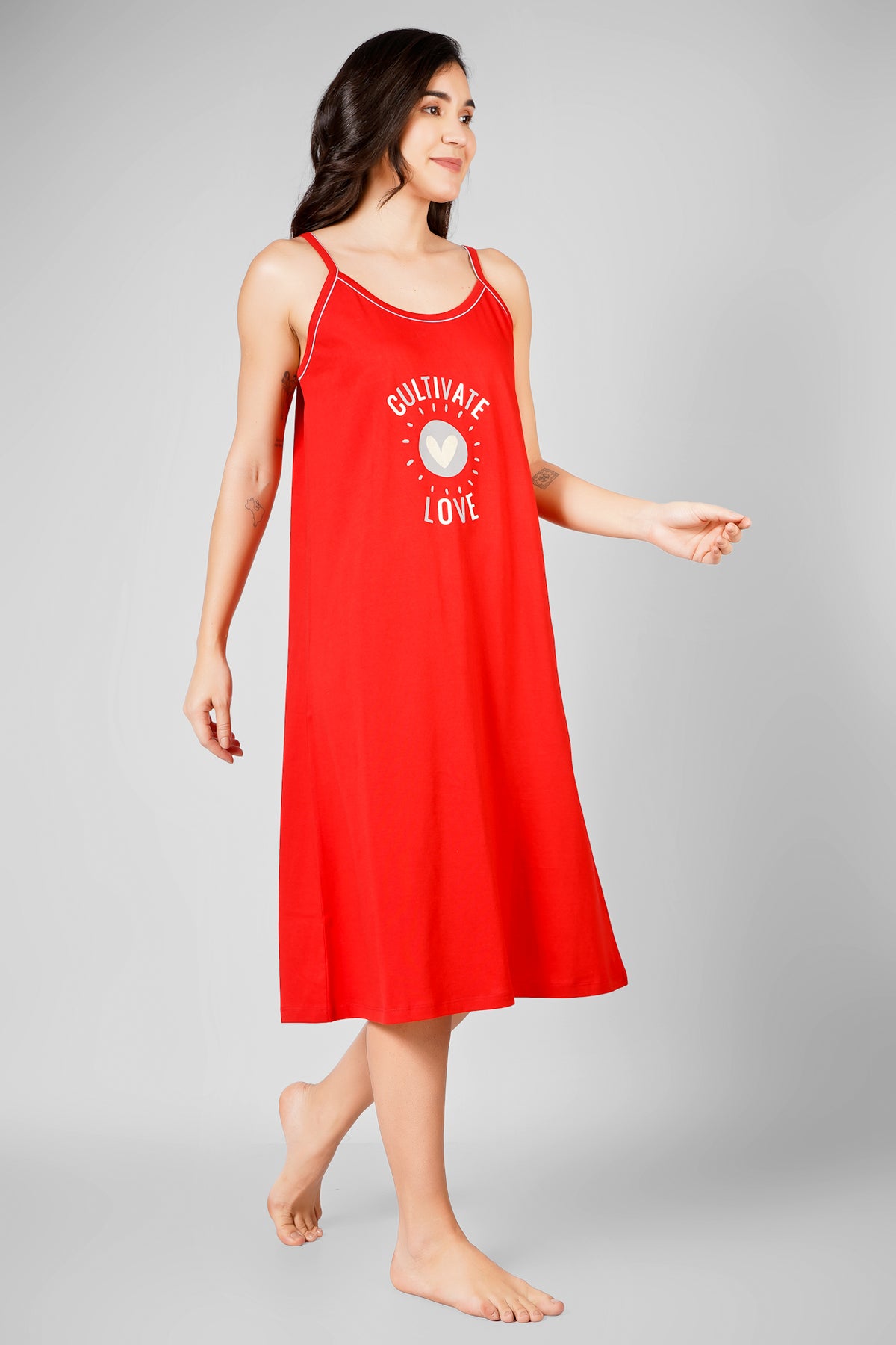 Cultivate Love Spaghetti Nightdress